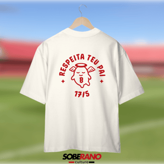 Nome do produto Camisa Oversize Soberano Culture BRANCA - 