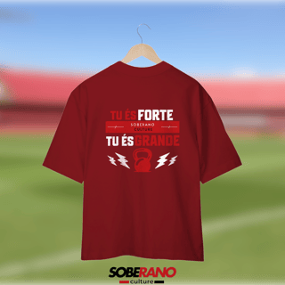 Nome do produto Camisa Oversize Soberano Culture ESCURO - 