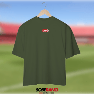 Nome do produto Camisa Oversize Soberano Culture TU ÉS FORTE TU ÉS GRANDE -  ESCURO - 