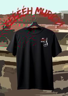 Camisa Preta Aqui é trabalho