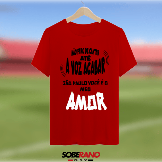 Camisa Quality Soberano Culture VERMELHA GRITOS DA TORCIDA - 