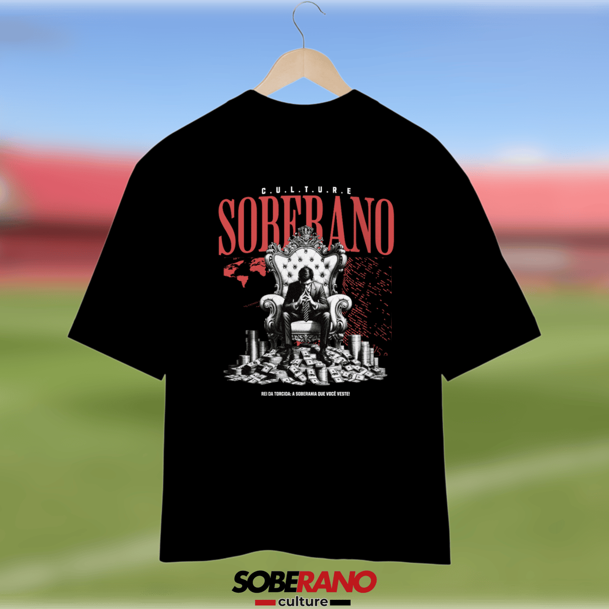 Nome do produto: Camisa Oversize Soberano Culture - \