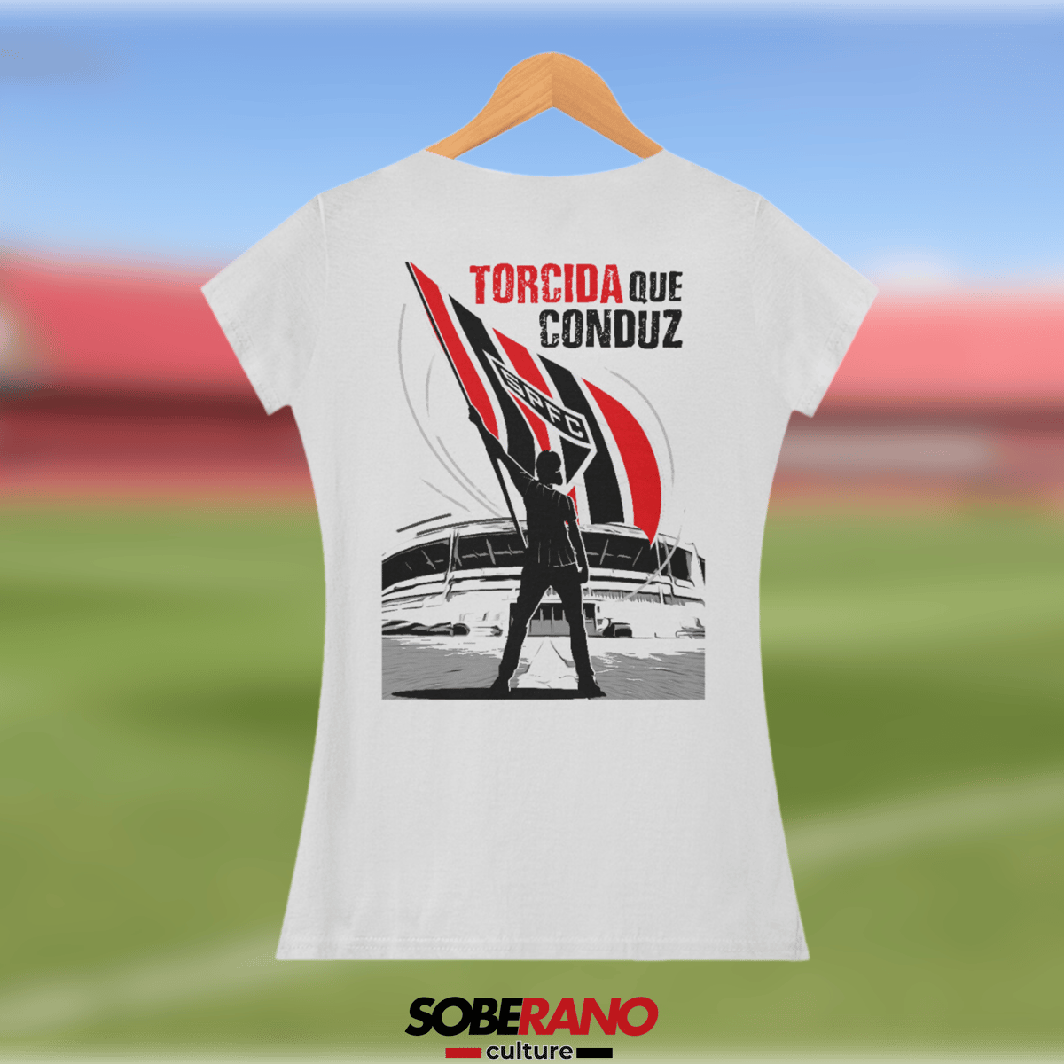 Nome do produto: Camisa Baby Long Quality Soberano Culture BRANCA - \