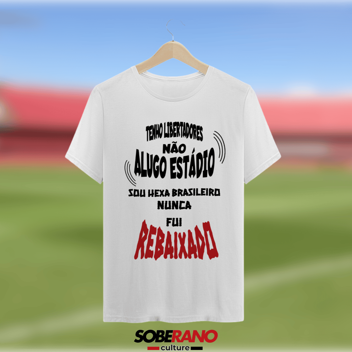 Nome do produto: Camisa Quality Soberano Culture BRANCA GRITOS DA TORCIDA - \