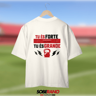 Nome do produto Camisa Oversize Soberano Culture BRANCO - 