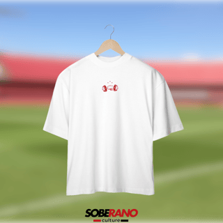 Nome do produto Camisa Oversize Soberano Culture TU ÉS FORTE TU ÉS GRANDE - BRANCO - 