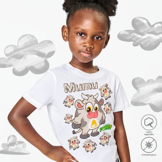 Camiseta Infantil Mumu