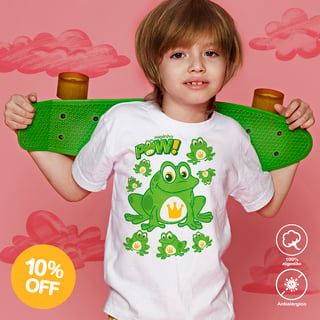 Camiseta Infantil Sapinho Pow