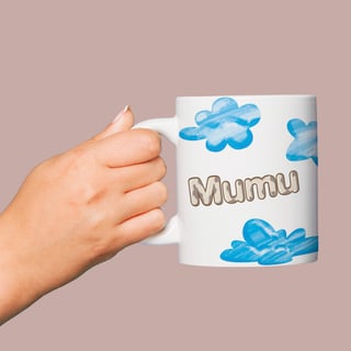 Caneca Mumu Nuvens