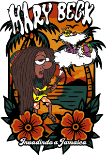 Nome do produtoCamiseta Oversized Jamaica – Som da Fumaça e Reggae na Mente