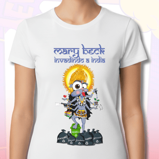 Nome do produtoCamiseta Feminina Índia Kali – Sagrada e Subversiva