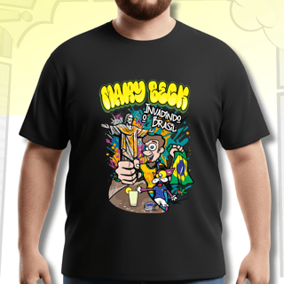 Nome do produtoCamiseta Plus Size Oversized Brasil – Cor, Som e Alma