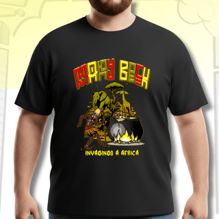 Nome do produtoCamiseta Plus Size África – Savana Encantada