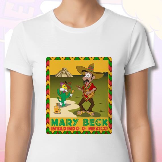 Tequila, Tacos e Mariachis - Baby Look