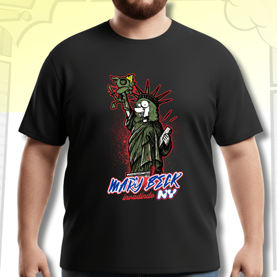 Camiseta Plus Size Nova York – Liberdade com Personalidade