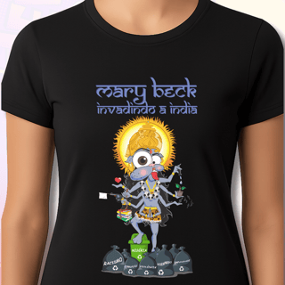 Nome do produtoCamiseta Feminina Índia Kali – Sagrada e Subversiva