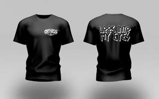 Nome do produto Camisa Preta - Look Into My Eyes | Orpheus