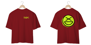 Nome do produto Camiseta Oversize Xisde com Estampa Neon Grafite e Logo - Streetwear Autêntico