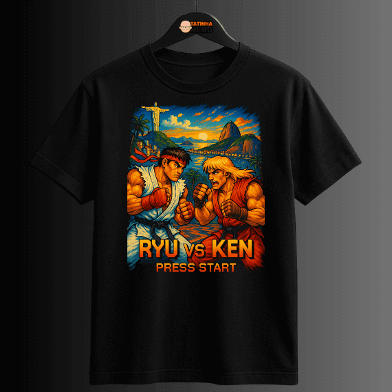 Camiseta temática Games da Tatinha Nerd Store