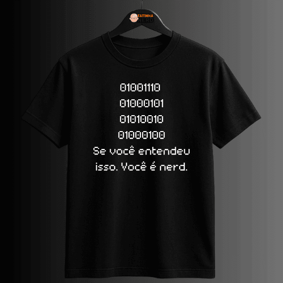 Camiseta temática Tecnologia da Tatinha Nerd Store