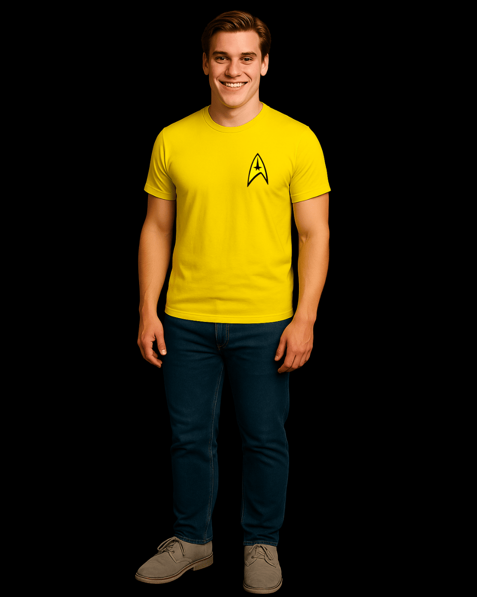 Nome do produto: Camiseta star trek distintivo classico