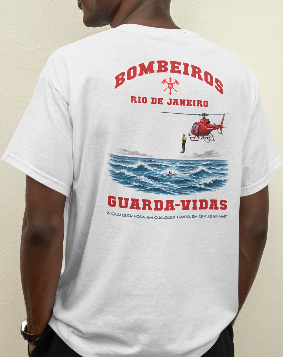 Nome do produto: CAMISETA GUARDA-VIDAS CBMERJ
