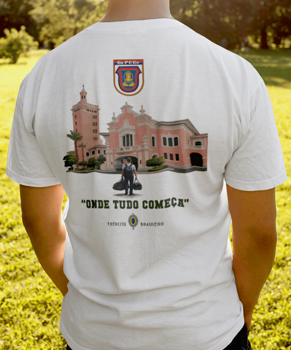 CAMISETA ESPCEX - ESCOLA PREPARATÓRIA DE CADETES DO EXÉRCITO