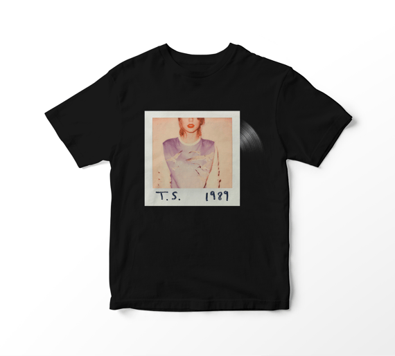 Camiseta Taylor Swift - 1989 Album Vinil