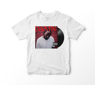 Nome do produto Camiseta Kendrick Lamar - DAMN. Album Vinil