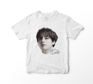 Nome do produto Camiseta BTS - V Faces (branca)