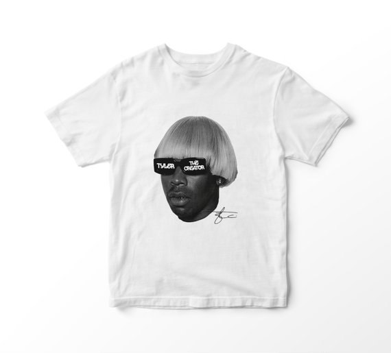 Camiseta Tyler The Creator - Glasses (branca)