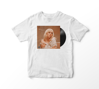 Nome do produto Camiseta Billie Eilish - Happier Than Ever Album Vinil