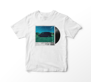 Nome do produto Camiseta Kendrick Lamar - good kid, m.A.A.d city Album Vinil