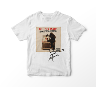 Nome do produto Camiseta Bruno Mars - Unorthodox Jukebox Album Cover (branca)