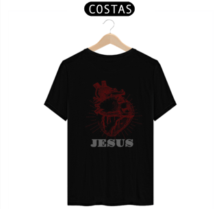 Nome do produto Camisa preta unisex de Jesus