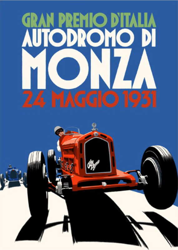 Posters Grand Premio de Monza 1931