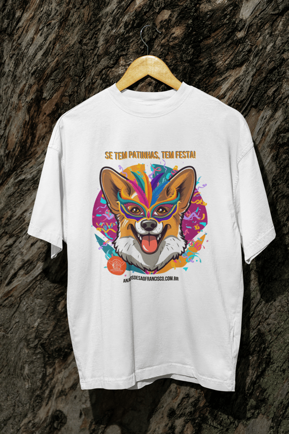 Se Tem Patinhas, Tem Festa! – Camiseta Pet Lovers