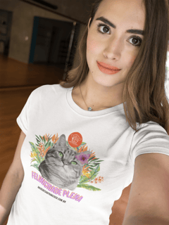 Nome do produto Felinicidade Plena - Conforto com Propósito - Baby Look