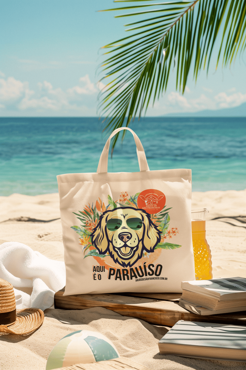 Nome do produto: Ecobag Aqui é o Parauíso