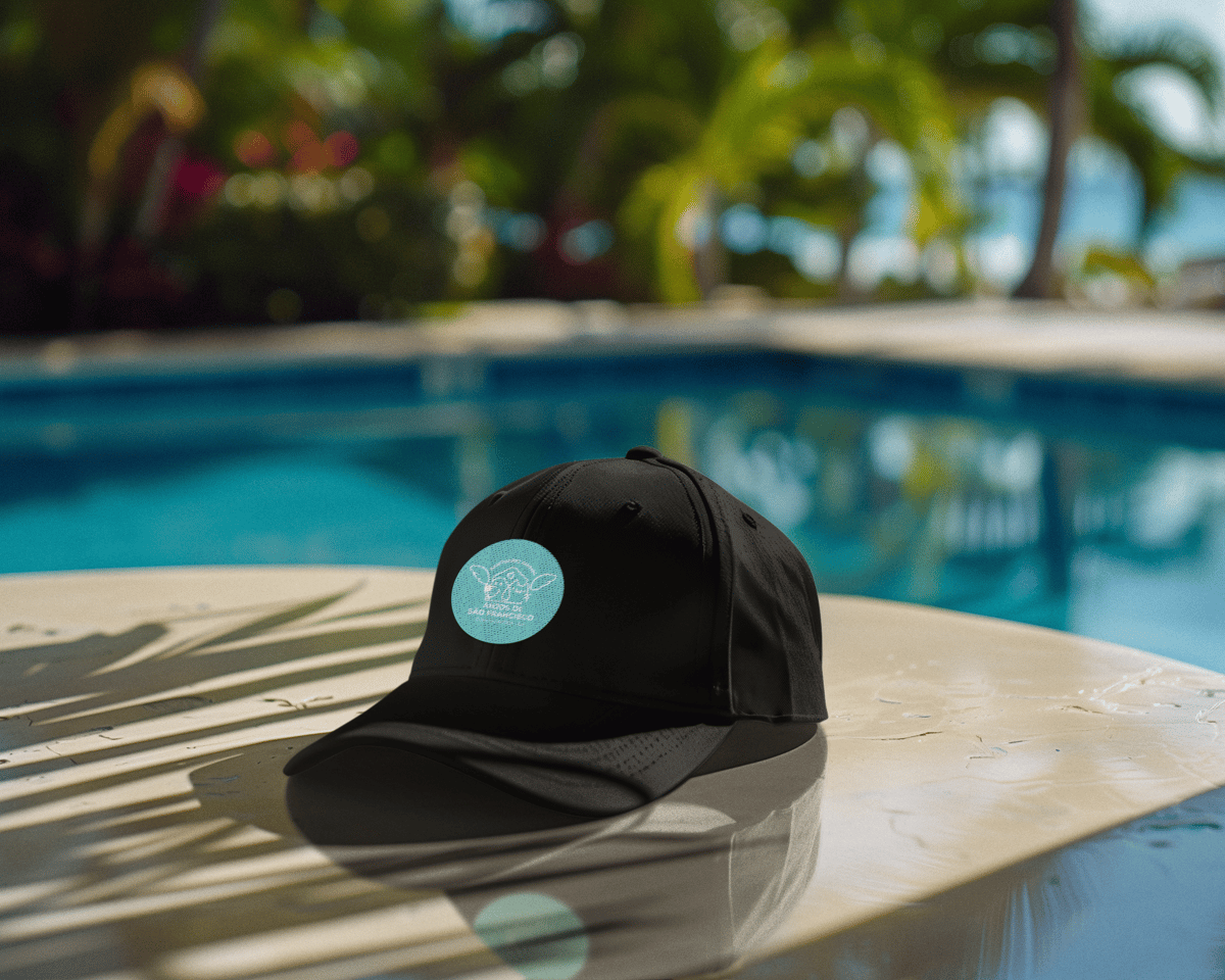 Nome do produto: Proteção e Estilo - Boné Exclusivo do Santuário - Edição Turquesa