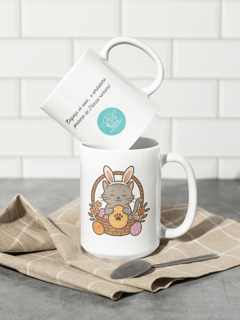Nome do produto Ronron de Páscoa - Caneca