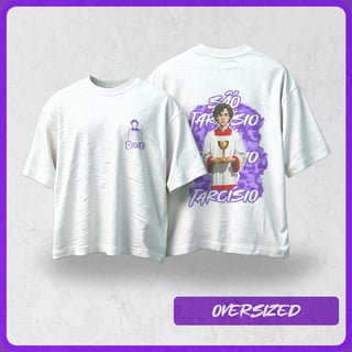 Nome do produto Oversized São Tarcísio | Urbano Sagrado - Roxo