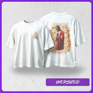 Nome do produto Oversized Jesus | Urbano Sagrado - Laranja