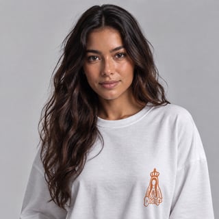 Nome do produto Oversized Nossa Senhora | Urbano Sagrado (Laranja)