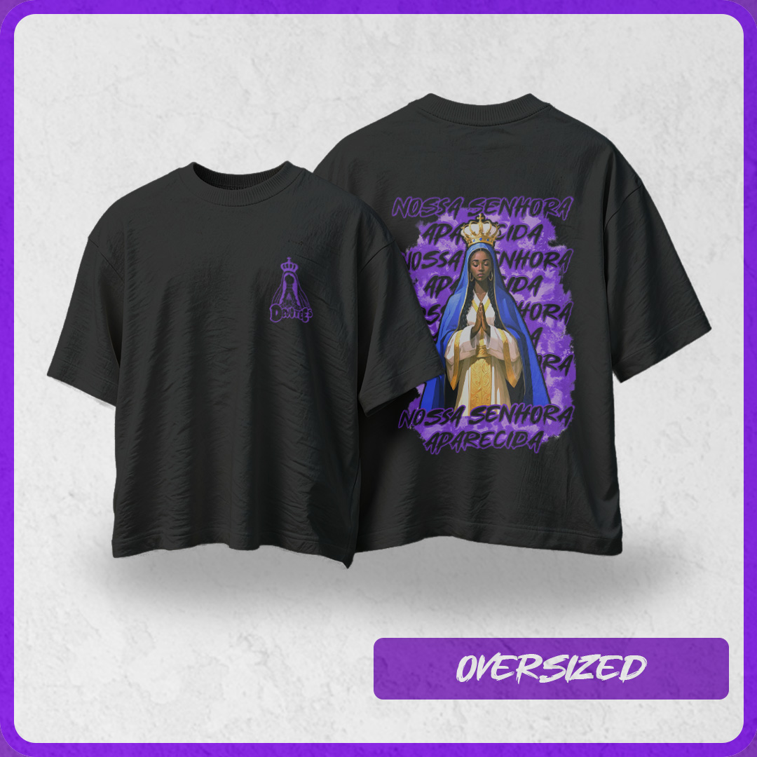 Nome do produto: Oversized Aparecida | Urbano Sagrado - Roxo