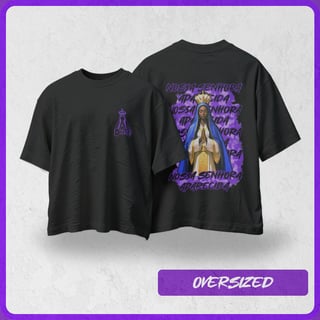Nome do produto Oversized Aparecida | Urbano Sagrado - Roxo