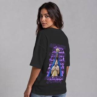 Nome do produto Oversized Nossa Senhora | Urbano Sagrado (Roxo)