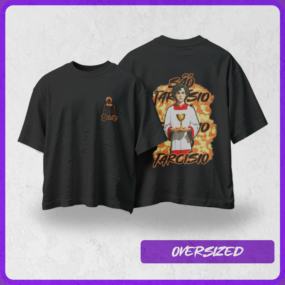 Nome do produto: Oversized São Tarcísio | Urbano Sagrado - Laranja
