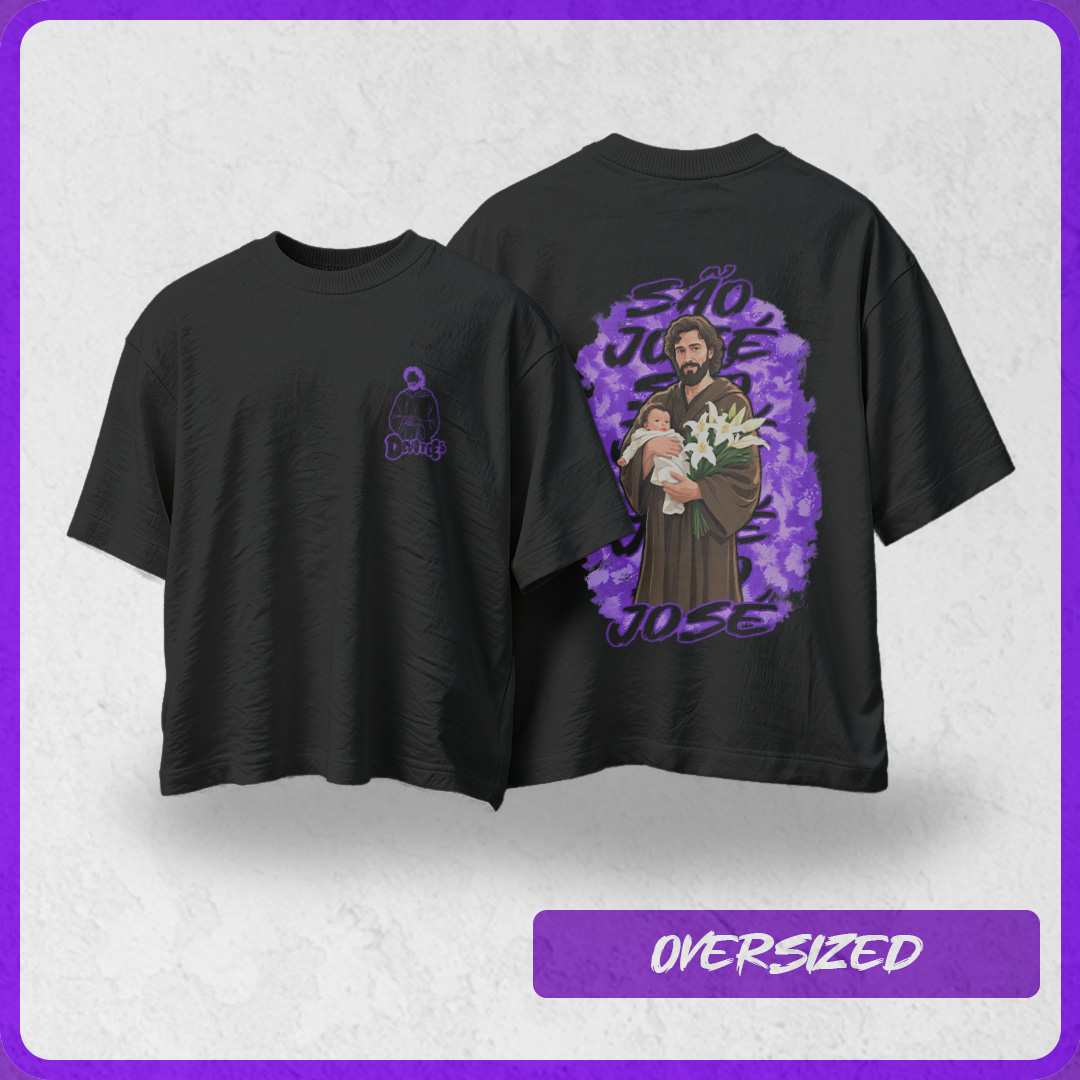 Nome do produto: Oversized São José | Urbano Sagrado - Roxo