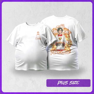 Nome do produto Plus Size São Tarcísio | Urbano Sagrado - Laranja